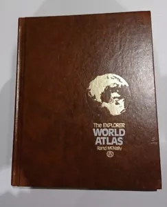 Rand McNally The Explorer World Atlas 1979 Hardcover-Buch - Bild 1 von 4