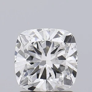 Lab grown diamond 1.57 Ct Cut G/SI 1 HPHT cushion cut GI Excellent - Picture 1 of 7
