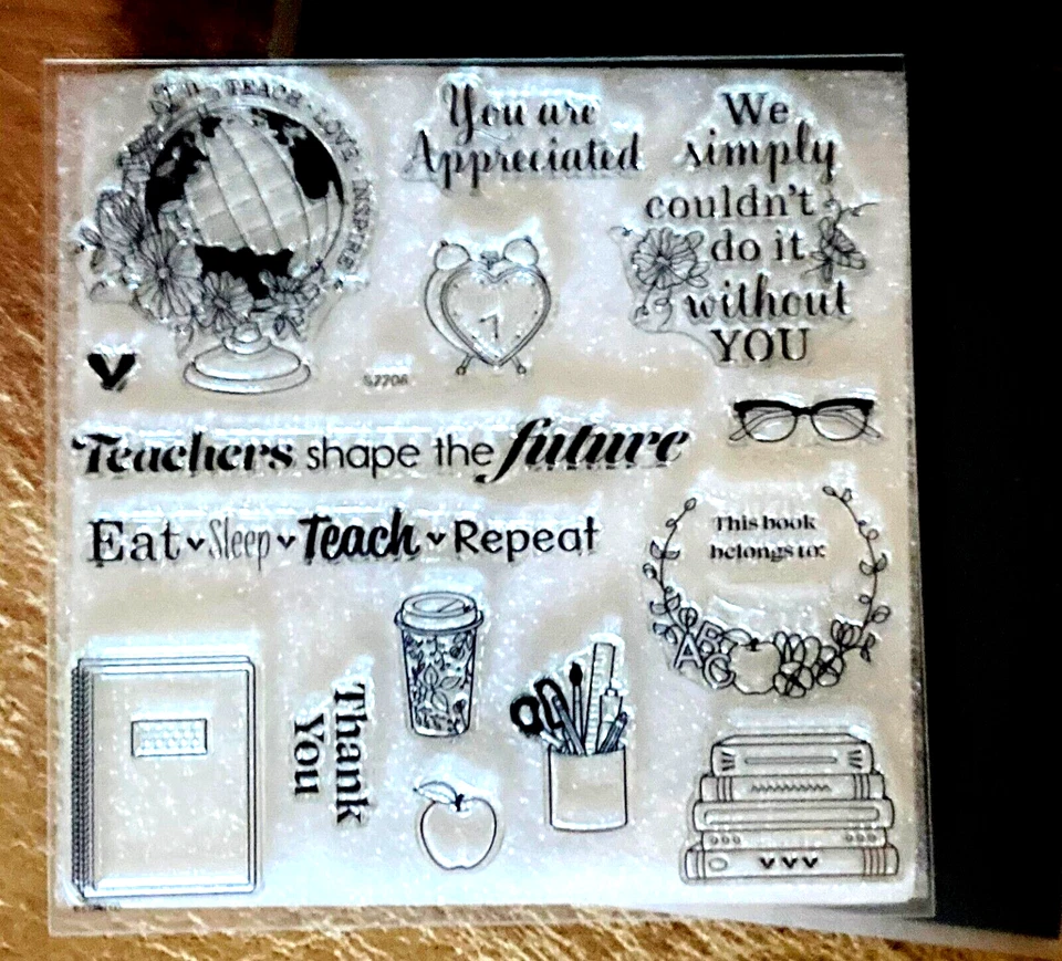 CTMH S2208 ENSEÑAR AMOR INSPIRAR ~ Los maestros dan forma al futuro, eres apreciado Foto 1 de 3