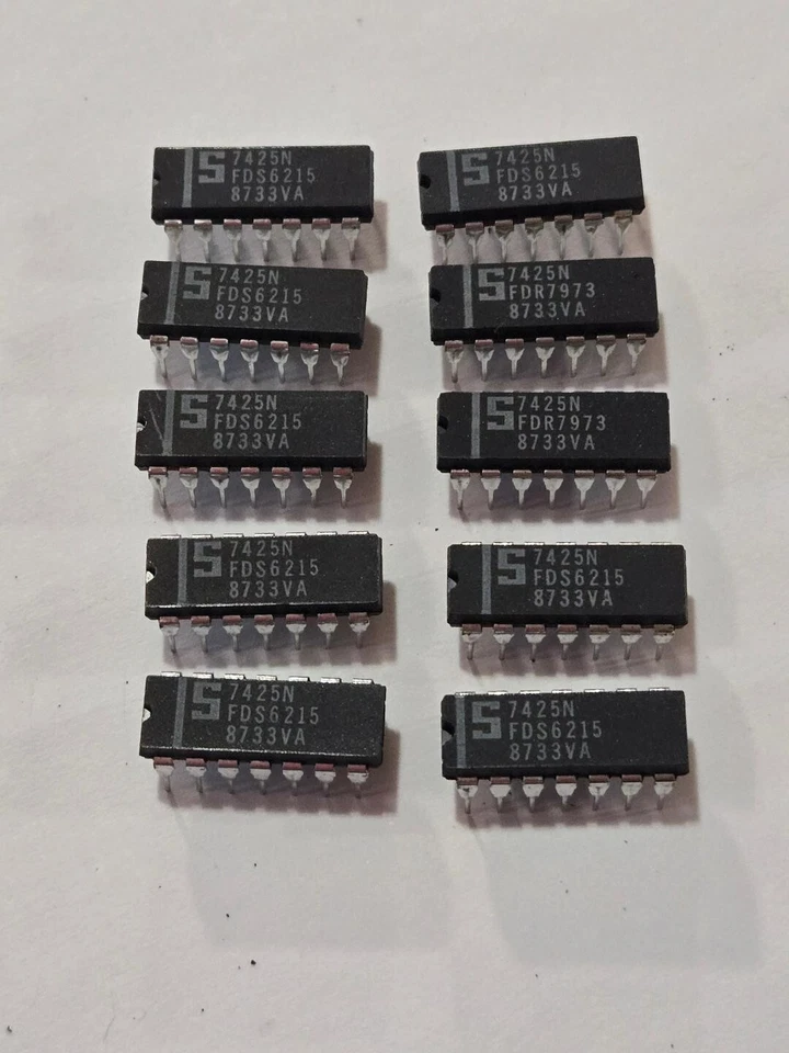 SIGNETICS 7425N DUAL 4 - INPUT NOR GATE LOT OF 10 NOS! - Image 1 of 1