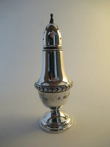Vintage Mueck Carey STERLING SILVER SALT PEPPER SHAKER M 159 - Picture 1 of 8