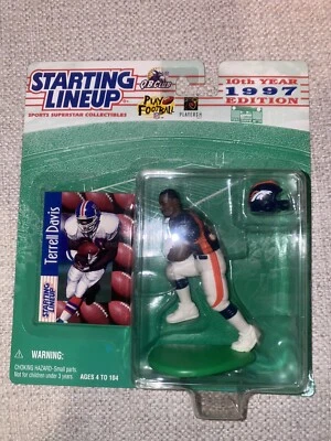 Terrell Davis 1997 NFL alineación inicial Denver Broncos novato SLU NUEVO EN CAJA Foto 1 de 4