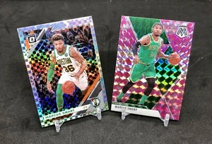 Marcus Smart Card Lot! 2020 Optic CHECKERBOARD Prizm SP No. 62 + Mosaic Pink ๐ - Picture 1 of 6