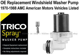 Windshield / Wiper Washer Fluid Pump (a) - Trico Spray 11-509