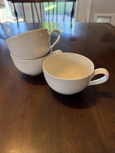 Villeroy Boch White Porcelain Mugs Cups 1748 Germany Coffee Tea Latte  3 - Picture 1 of 6