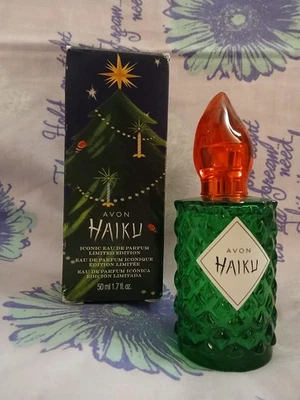 Avon Haiku Perfume Spray Edición Limitada Vacaciones Decantador Retro Foto 1 de 4