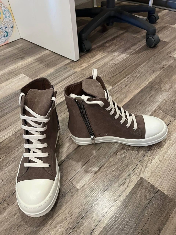 Rick Owens Ramones Suede Brown - Image 1 of 4