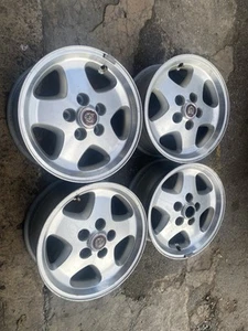 1994 - 95 JAGUAR XJS 16" FACTORY ALLOY WHEELS SET (4) - Picture 1 of 9