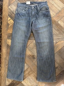 Vintage Levis Jeans Mens 30x30 Blue Denim 527 Boot Cut Low Rise Flap Pocket Y2K - Picture 1 of 5