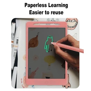 Toddlers Drawing Tablet 4 Double Sided Copying Cards Electronic Doodle Board For - Afbeelding 1 van 12