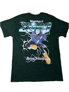 Neu mit Etikett Dim Mak X einteiliges T-Shirt Größe Medium grün doppelseitig Anime - Bild 1 von 7