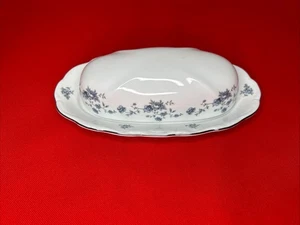 Johann Haviland Blue Garland Traditions Covered Butter Dish - Picture 1 of 17