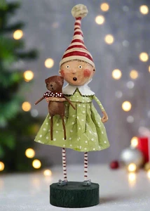 Weihnachten Lori Mitchell Mädchen entdeckt Weihnachtsmann Figur 22904 - Bild 1 von 4