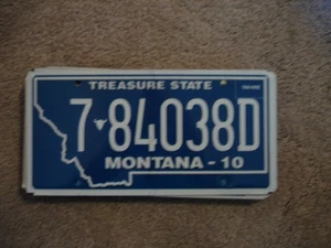 MONTANA TREASURE NOS LICENSE PLATE BUY ALL STATES HERE FREE SHIPPING - Picture 1 of 1