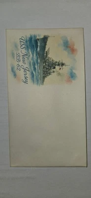 USS New Jersey BB-62 Vintage Naval Cachet Envelope – Iowa-Class Battleship 1957 - Image 1 of 3