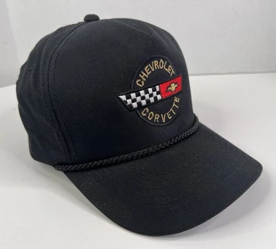 Chevrolet Corvette - Tapa SnapBack vintage (Youngan) negra - ajustable - automática Foto 1 de 4