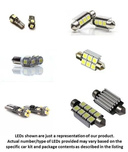 Kit de equipamiento interior de luces LED 14 piezas para BMW E90 325i 330i 328i 335i M3 - Imagen 1 de 6