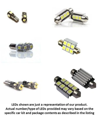 14pc LED Lights Interior Package Kit FOR BMW E90 325i 330i 328i 335i M3  - Image 1 of 4
