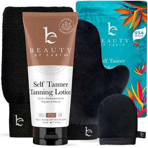 Tanning Lotion Self Tanner Kit - USA Made with Organic & Natural Ingredients, Se - Picture 1 of 9