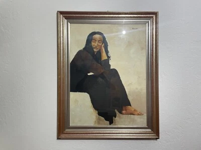 Quadro Classico Ritratto Donna Olio Su  Tela  Artista Bozzo 98x78  Da Arredo  - Immagine 1 di 4