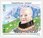 GRENLANDIA 2020 H.M. 80. urodziny królowej Danii- 1 znaczek MNH