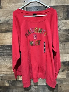 Suéter Pullover Torrid 4 Nuevo Con Etiquetas Rojo 4X Bonito y Travieso - Imagen 1 de 1