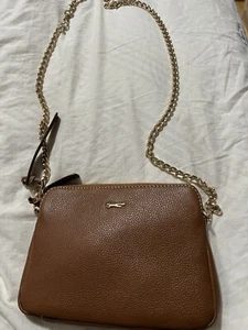 Paul Costelloe Collection Pebbed Leather Crossbody Bag Black NWOT - Picture 1 of 11