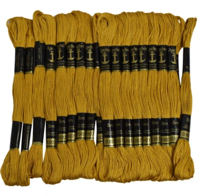 Anchor Threads Hand Cotton Embroidery Sewing Needlepoint Cross Stitch,25 Skiens - Image 1 of 4