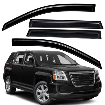 Side Window Deflector Vent shade Smoke Window Visors for 2010-2017 GMC Terrain - Image 1 of 4
