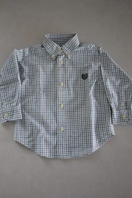 CHAPS Boys Long Sleeve Cotton Button Down Shirt size 18M - Image 1 of 3