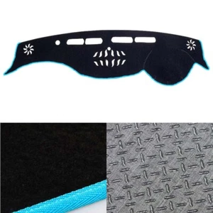 Non Slip Black Dash Mat with Sky Blue Stripe for 2013 ~ 2020 NISSAN PATROL Y62 - Picture 1 of 5