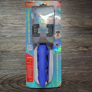 Tenikle Pro Flexible Tripod Bendable Suction Cup Camera & Phone Mount Blue - Photo 1 sur 3