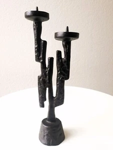 60er Vintage Brutalist Kerzenständer Horst Dalbeck Kerzenhalter TOP Bronze 50s - Picture 1 of 7