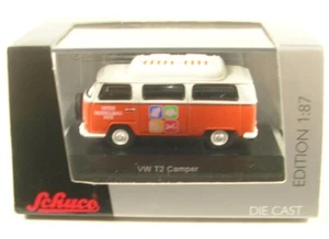 VW T2A Doka Camper Intermodellbau 2013 1:87 Schuco - Foto 1 di 1