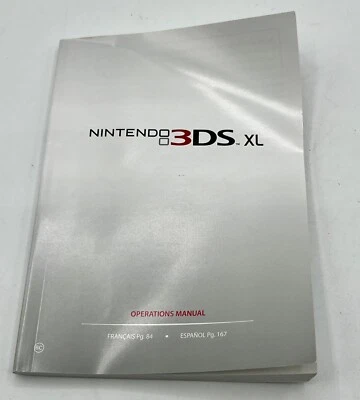 Manual de instrucciones del propietario Nintendo 3DS XL solo Foto 1 de 2