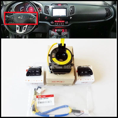 KIA 2011~2014+ Sportage Cruise, interruptor de control remoto, resorte de reloj 4EA=1 JUEGO Foto 1 de 4