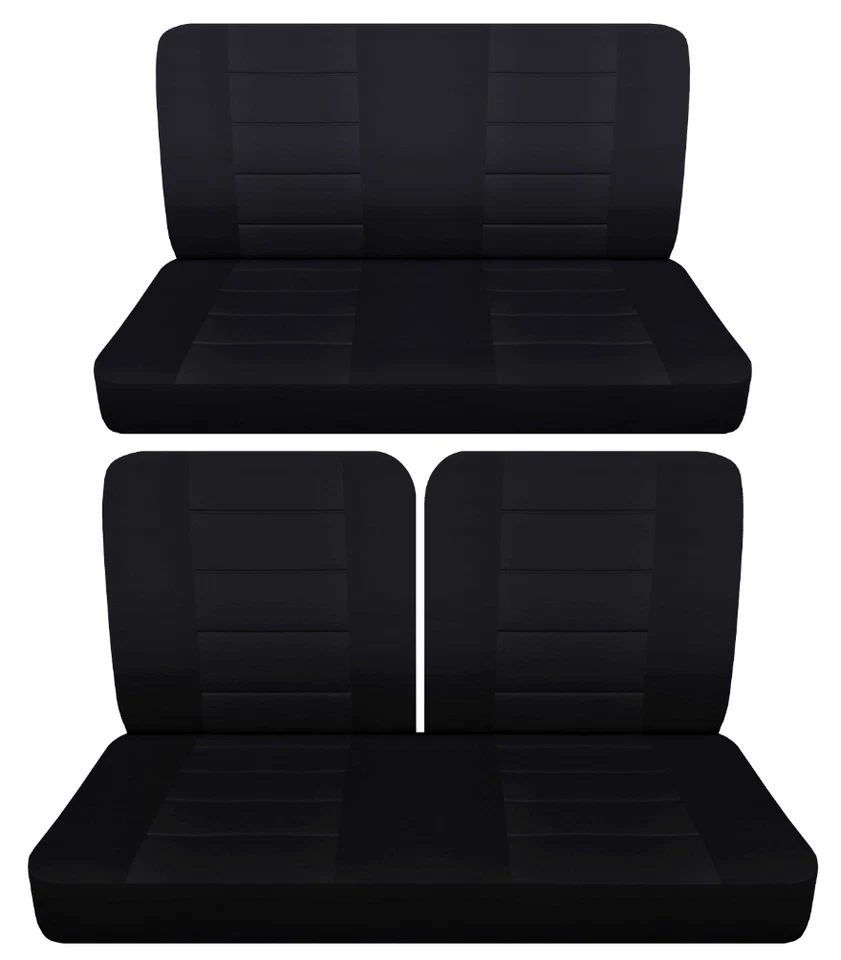 Fits 1961 Ford Starliner 2dr sedan Front 50-50 top and solid Rear seat covers - Image 1 of 1