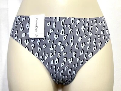 NWT 1-Pack Calvin Klein Women's S Invisibles Thong Underwear Panty D3507 Gray - Image 1 of 4