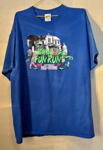 Camiseta The Zombie Run 5K 2016 talla XL Gildan - Imagen 1 de 6