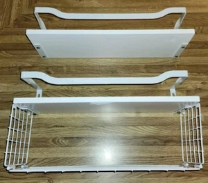 *Modern Floating Shelves with Rail - Wall Mounted Kitchen Wall Shelves - Picture 1 of 6