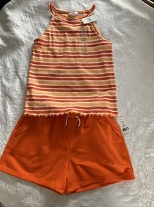 New With Tags! Girls Medium (8-10) Shorts And Tank Top - Picture 1 of 22