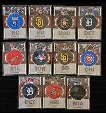 2023 Topps Baseball Series 1 Team Logo Patch Relic Card Lot of 11