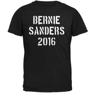 Election 2016 Bernie Sanders Stencil Mens T Shirt - Picture 1 of 1