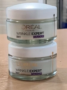 2xL'Oreal Paris Wrinkle Expert 55+ Calcium Anti-Wrinkle Densifying Day Cream50ml - Picture 1 of 8