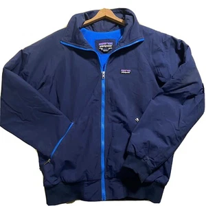 Patagonia Men’s Shelled Synchilla Blue Fleece Lined Jacket Coat Size Med 28145 - Picture 1 of 8