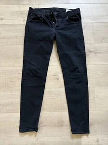 Rag and Bone Fit 1 - Black Skinny Fit distressed Jean Men’s Sz 38 (FITS LIKE 34) - Picture 1 of 6