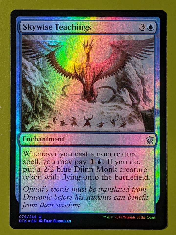 FOIL Skywise Teachings x1 Dragons of Tarkir 1x Magic the Gathering MTG - Image 1 of 1