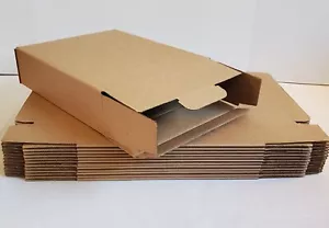 12 Brown Cardboard Shipping Boxes 12 X 10 X 3 Inch Self Locking Box Side Load - Picture 1 of 10