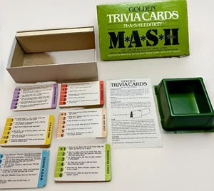 Mash Edition Golden Trivia Cards Games 1984 Vintage Complete 4156 * SHIPS FREE * - Picture 1 of 8