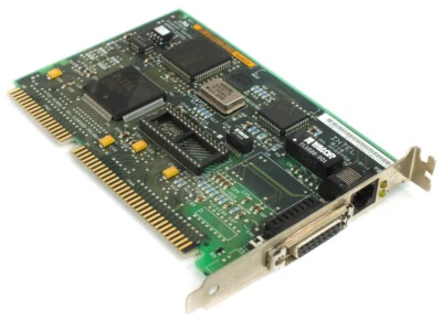 Intel 306451 16-Bit ISA 8/16 Lan Adapter Etherexpress with RJ45 and AUI - Image 1 of 4